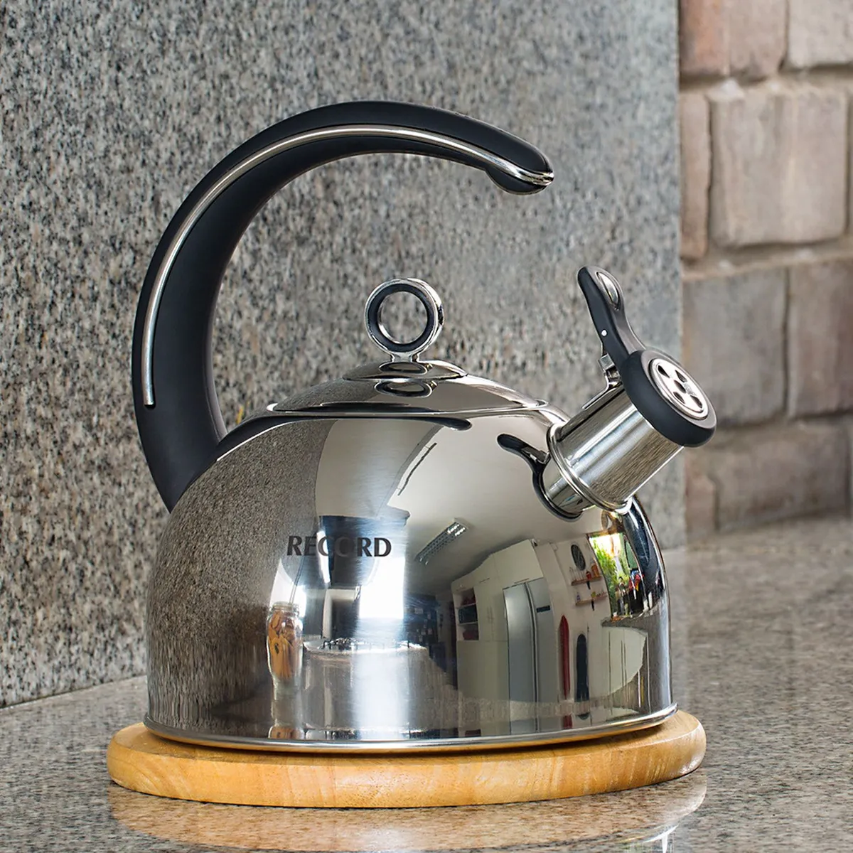 RECORD -  Tetera Record Acero Inoxidable 2.5 Litros 