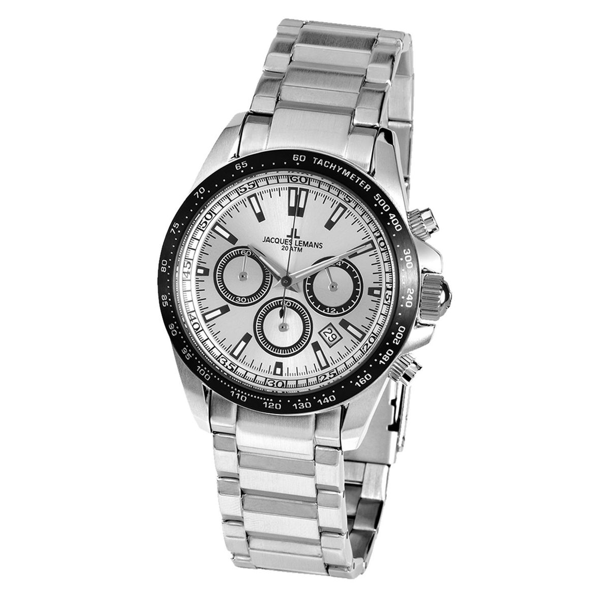 JACQUES LEMANS - Reloj Metal Hombre
