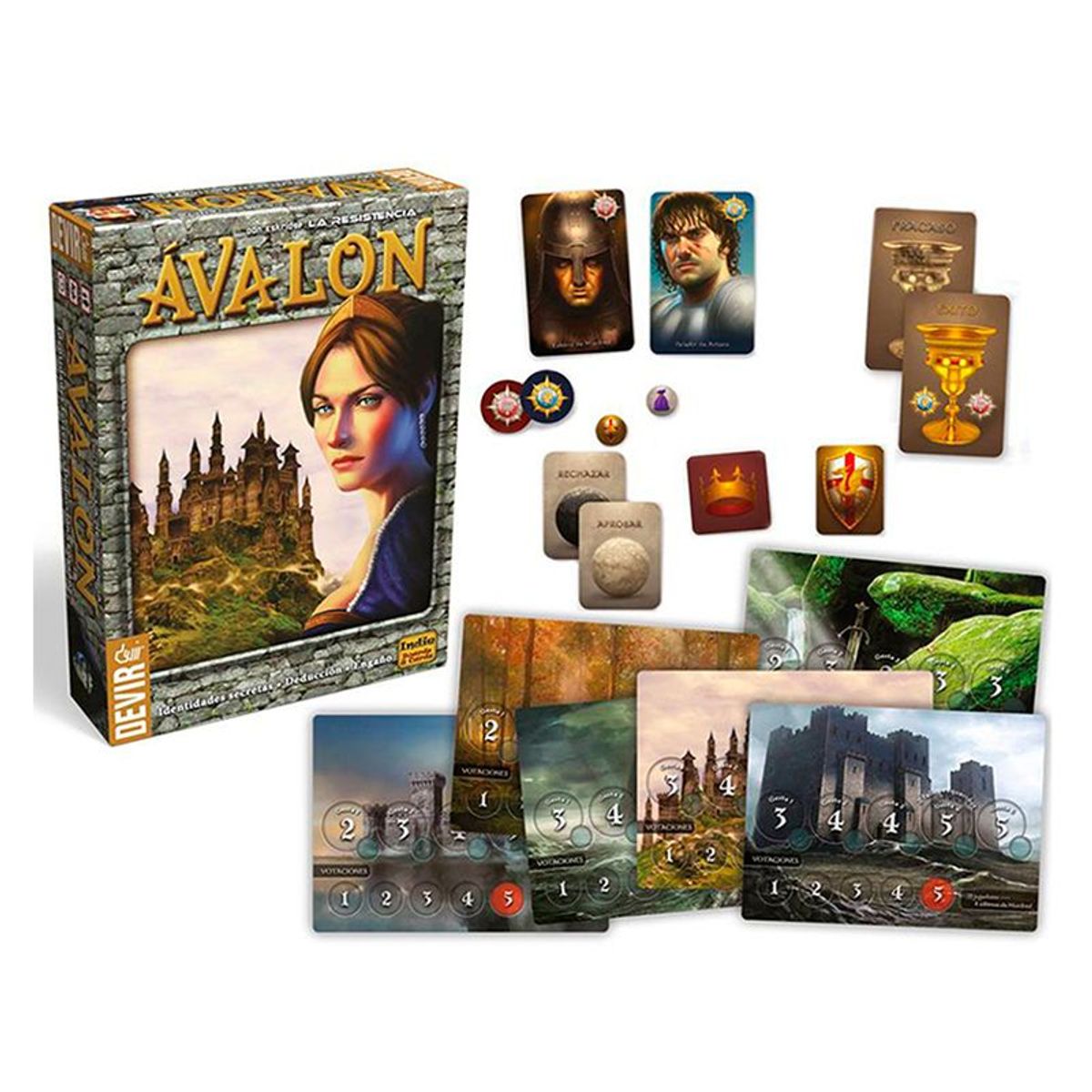 DEVIR - Juego de Mesa La Resistencia: Avalon