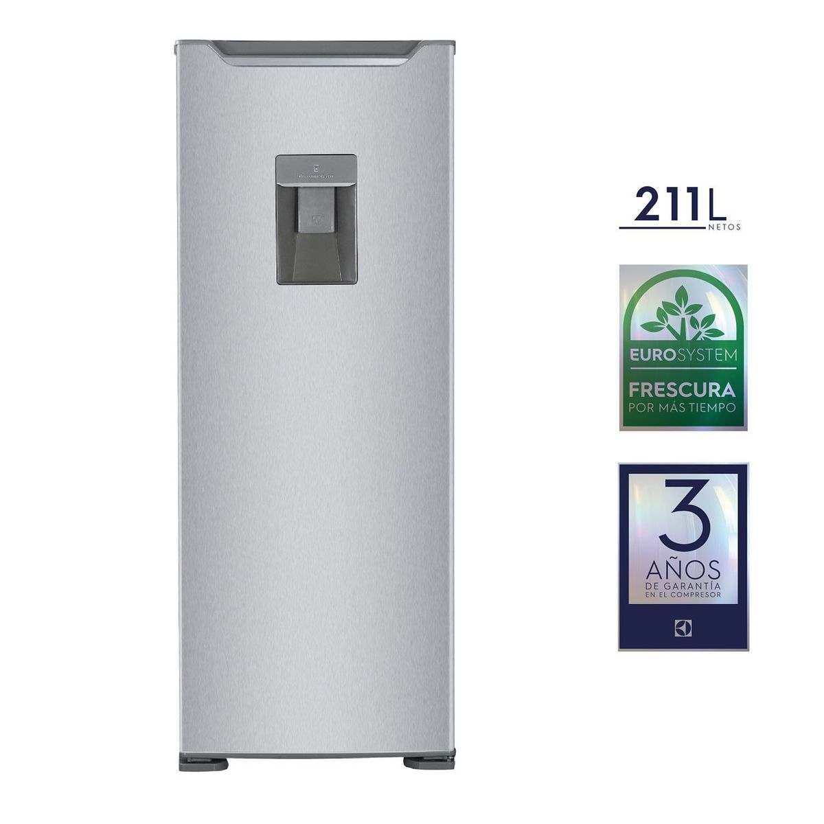 Electrolux - Refrigeradora Electrolux Monopuerta 211Lt ERDM26F2HPS