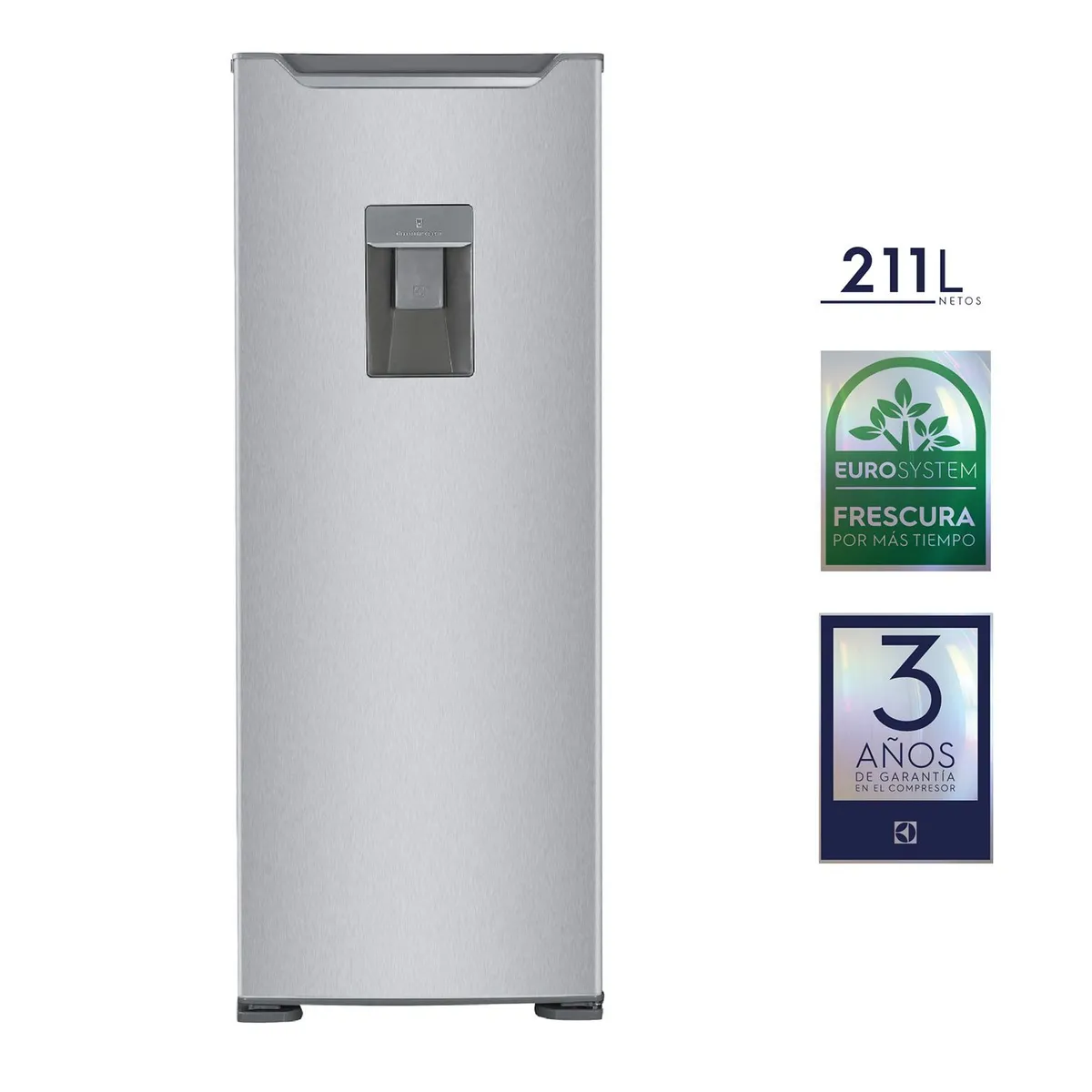 Electrolux - Refrigeradora Electrolux Monopuerta 211Lt ERDM26F2HPS