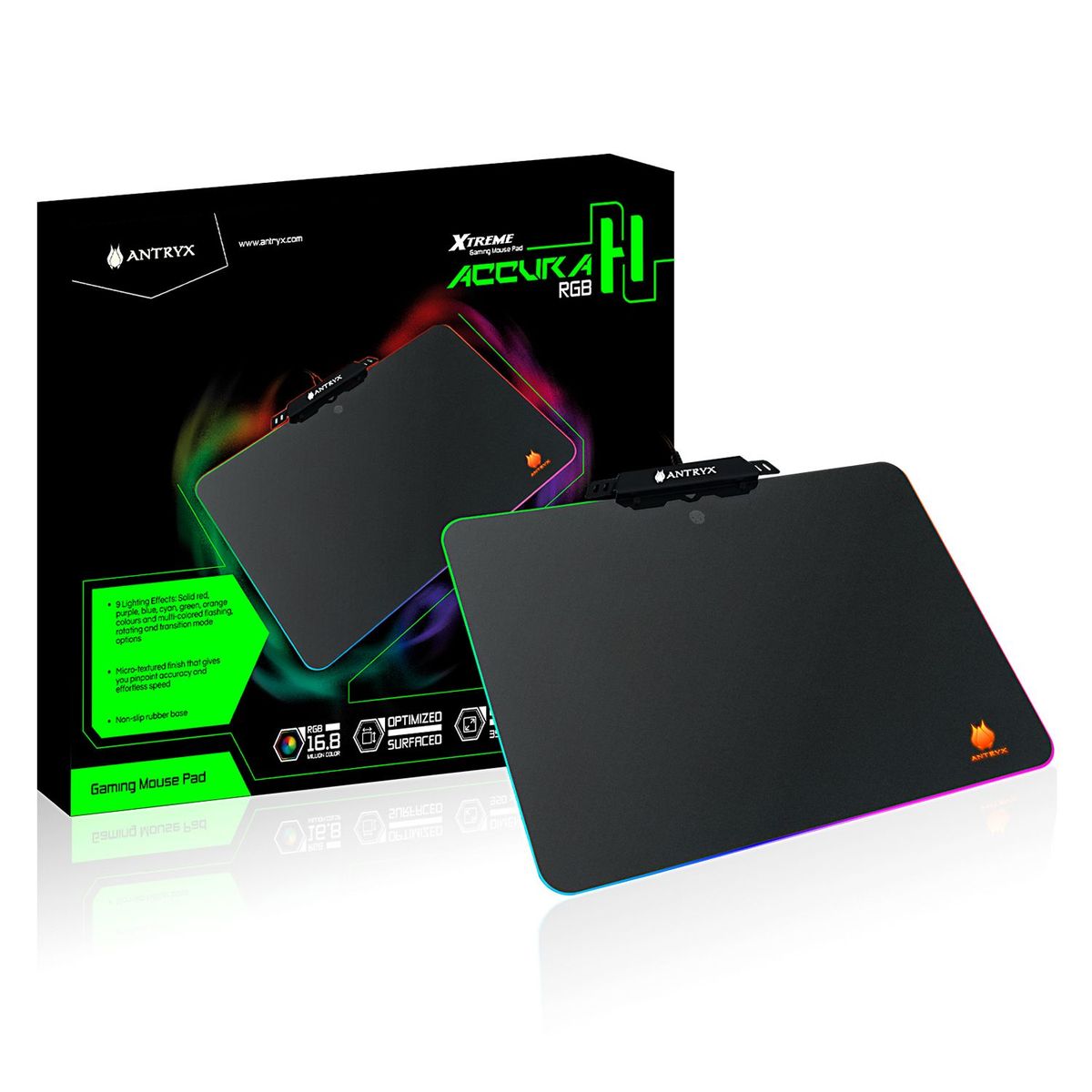 ANTRYX - Mouse Pad Accura H  Negro