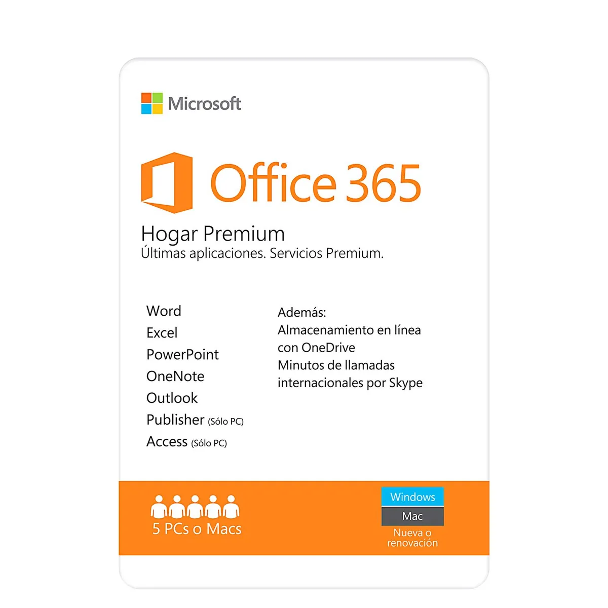 MICROSOFT - Office 365 Hogar Premium Microsoft