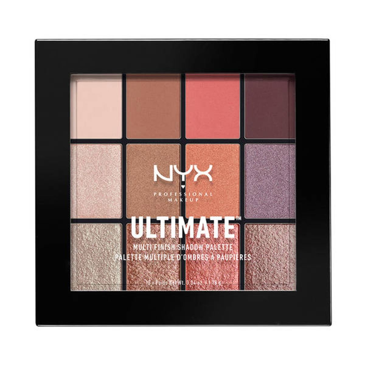NYX PROFESSIONAL MAKEUP - Paleta de Sombras Ultimate Multi Finish 