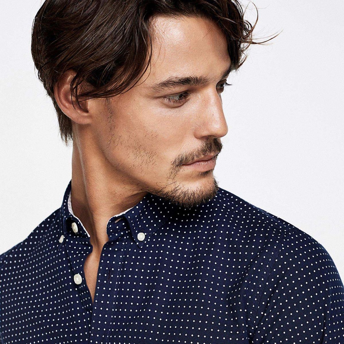 SPRINGFIELD - Camisa Oxford Hombre Manga Larga