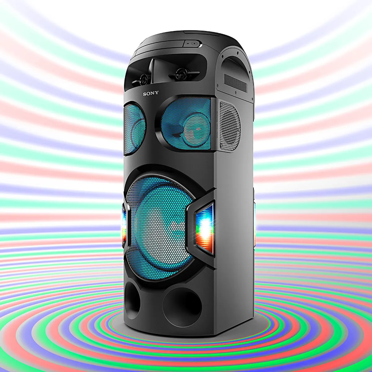 SONY - Equipo de Sonido HDMI/Bluetooth/Karaoke MHC-V71D