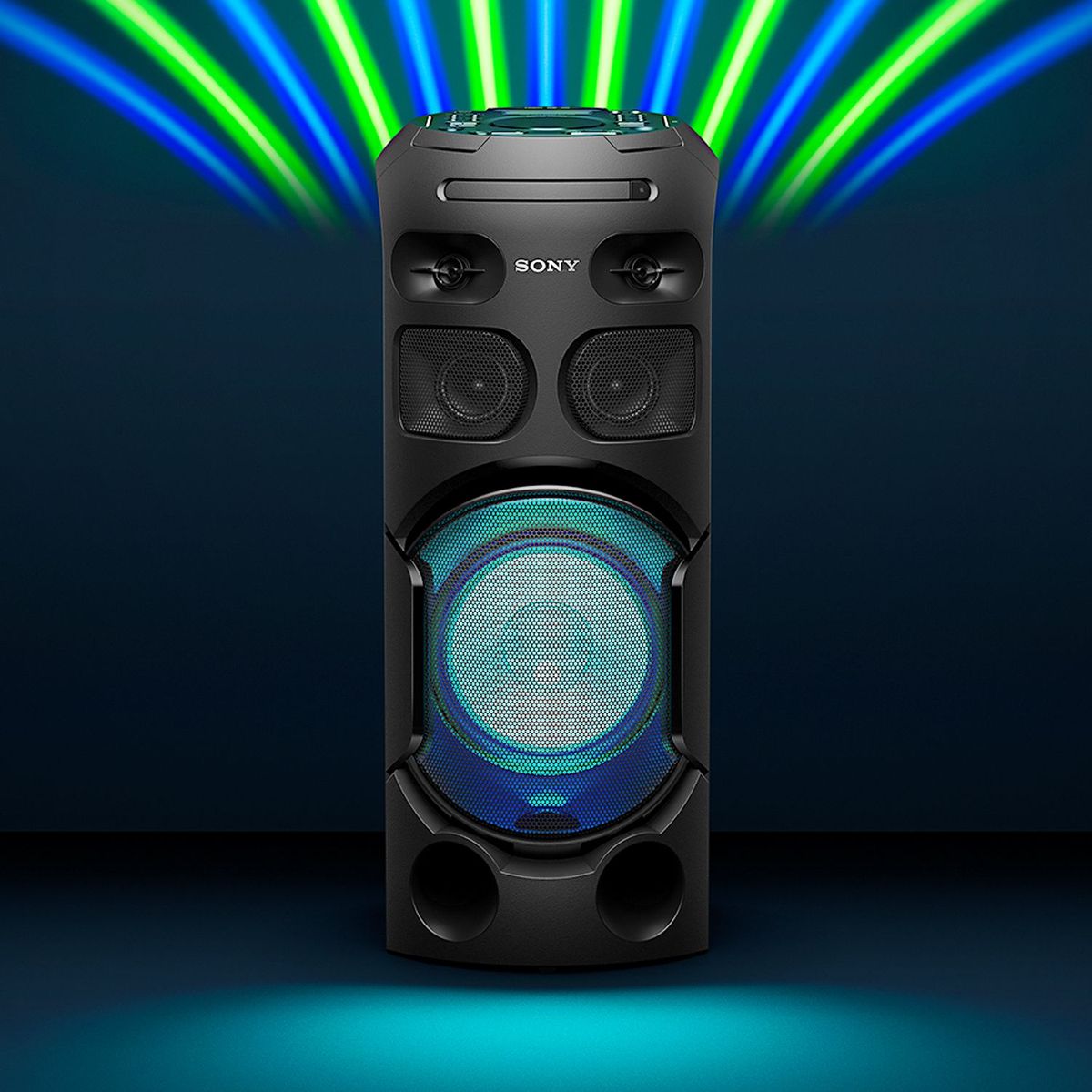 SONY - Equipo de Sonido HDMI/Bluetooth/Karaoke MHC-V41D