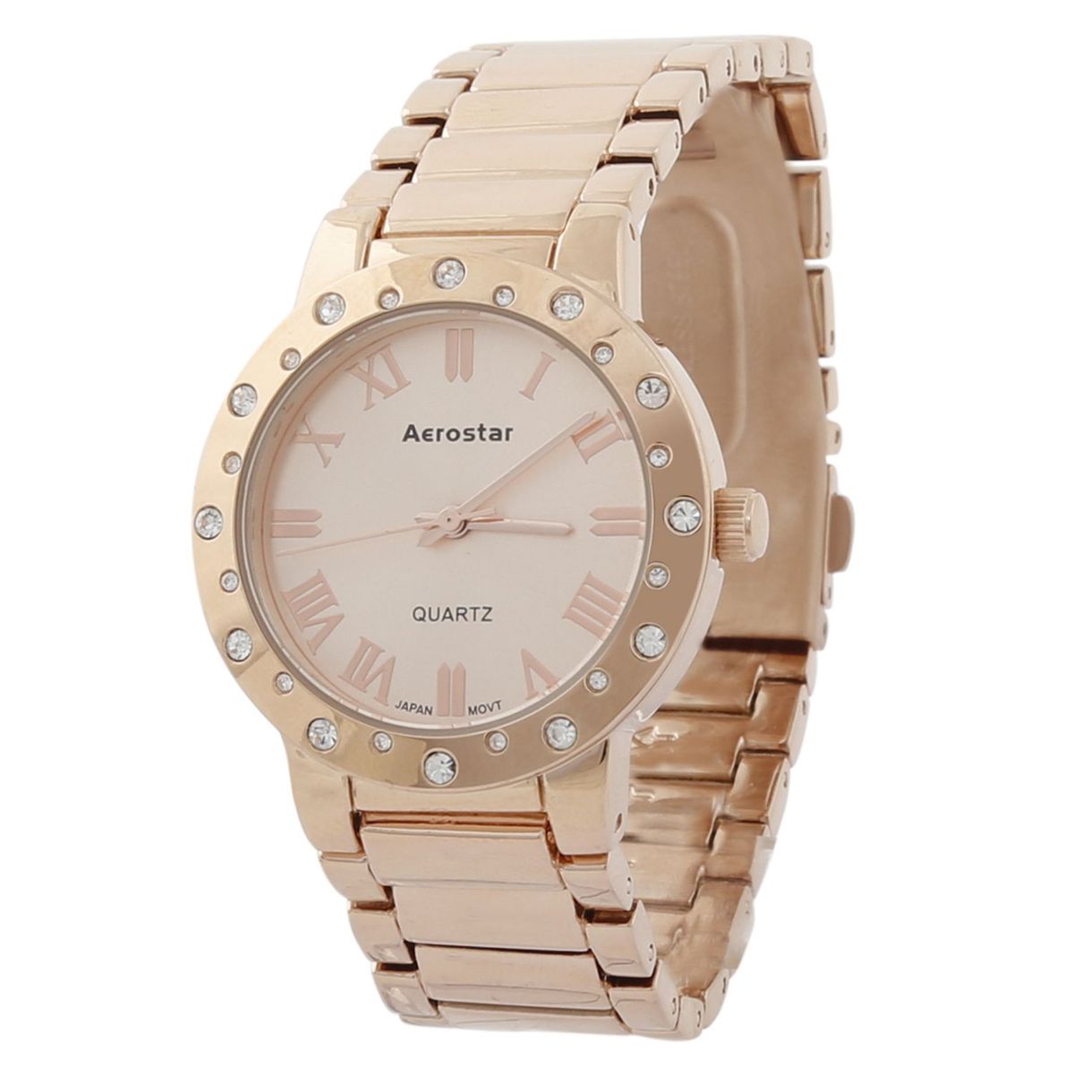 AEROSTAR - Reloj Mujer Análogo De Acero 5796