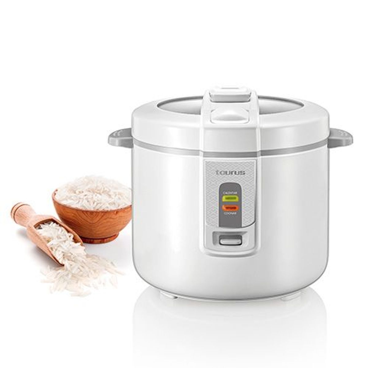 Taurus - Olla Arrocera 1,8 Lt HERMETIC COOK Blanco