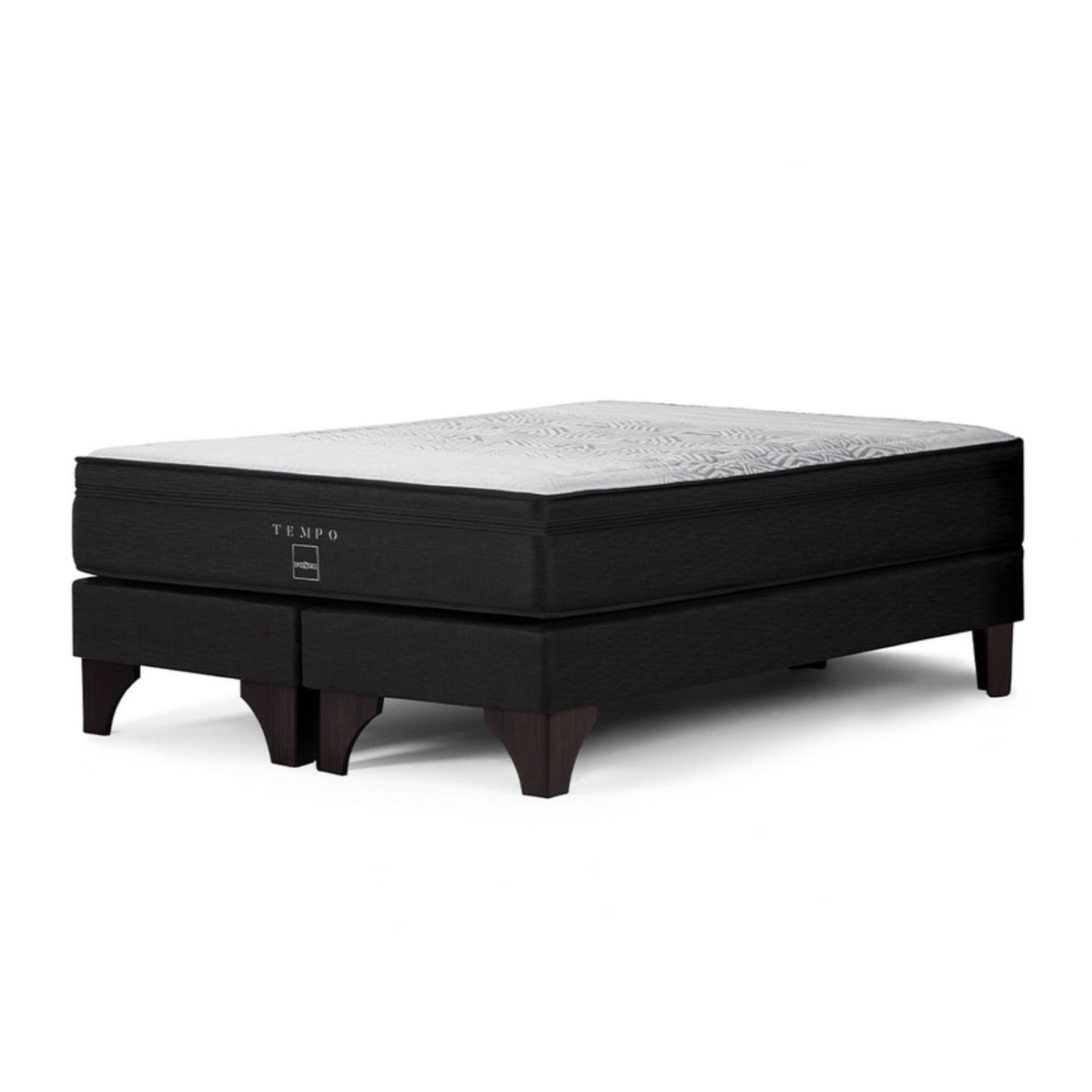 ROSEN - Dormitorio Europeo Tempo Issey Grafito King + 2 Almohadas