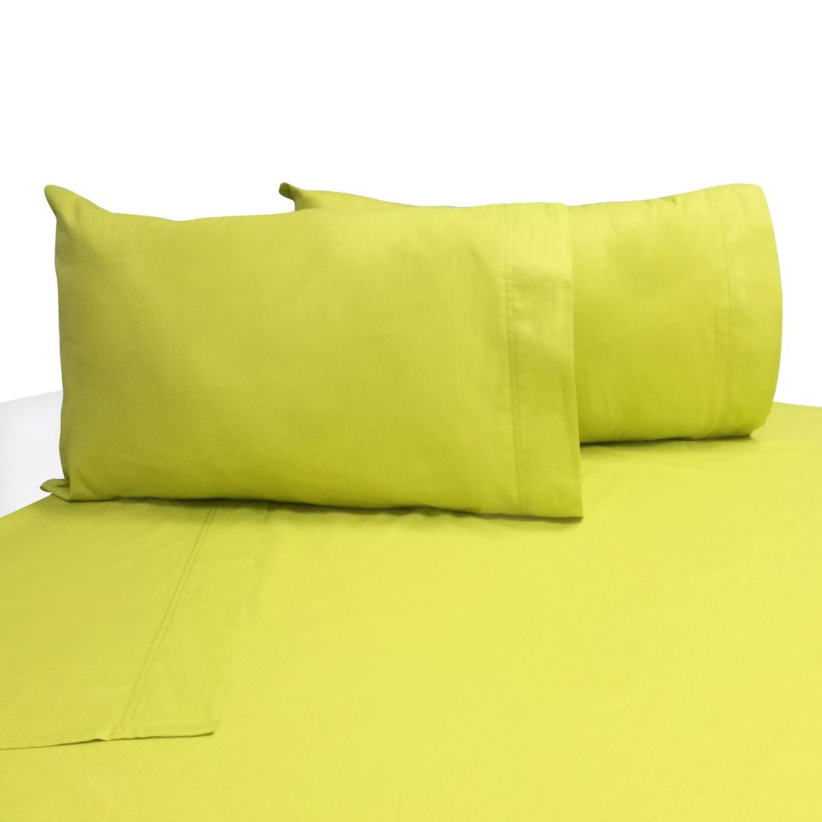 FREEHOME - Juego de Sábanas Verde 100% Algodón