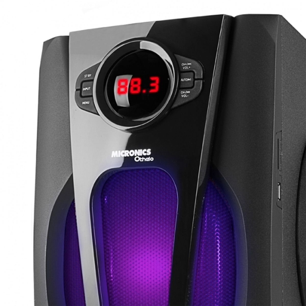 MICRONICS - Sistema de audio LED Bluetooth 8" S7032 OTHELO