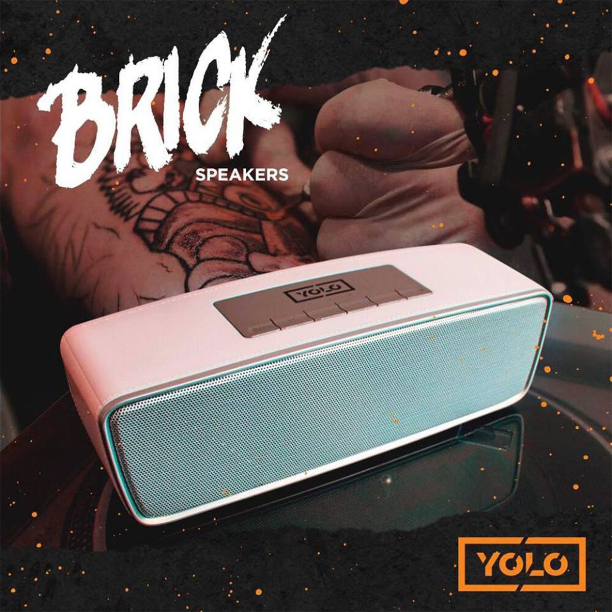 YOLO - Parlantes Outdoor YBTS6522 Bluetooth Blanco