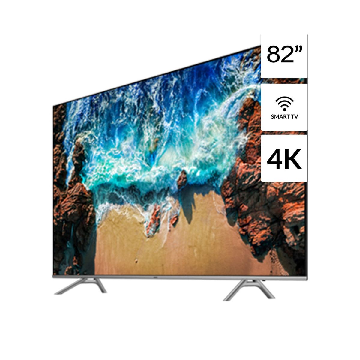 SAMSUNG - Televisor 82" 4K UHD SMART TV UN82NU8000GXPE
