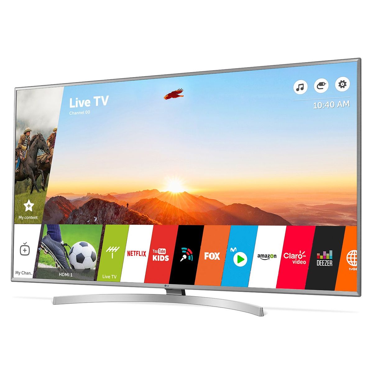 LG - Televisor 55" 4K UHD SMART TV 55UK6550PSB