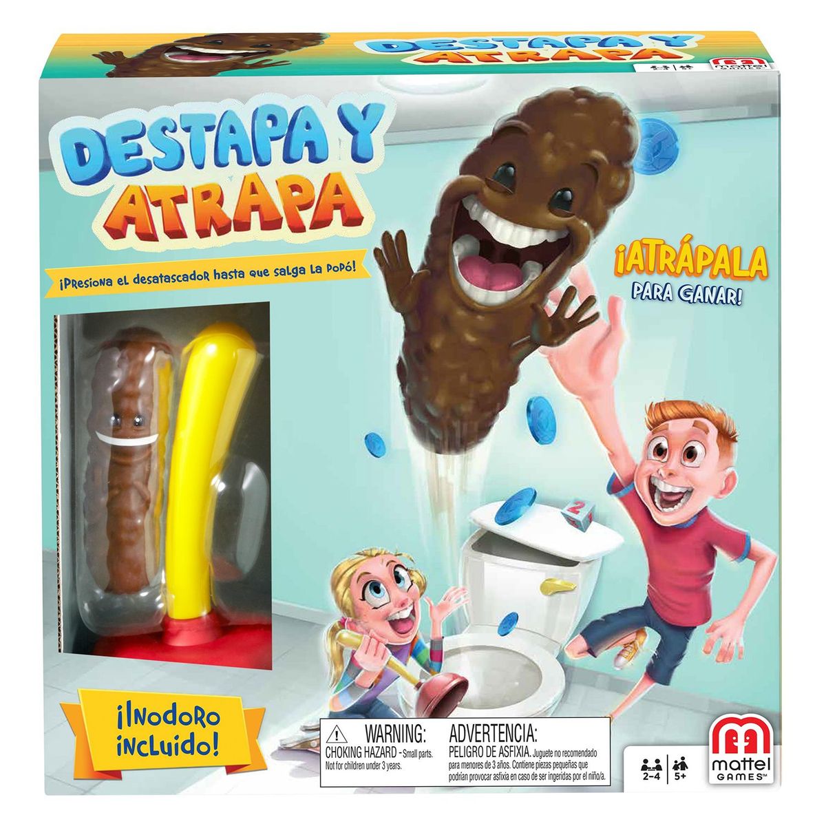 MATTEL - Juego de Mesa Mattel Games Destapa y Atrapa