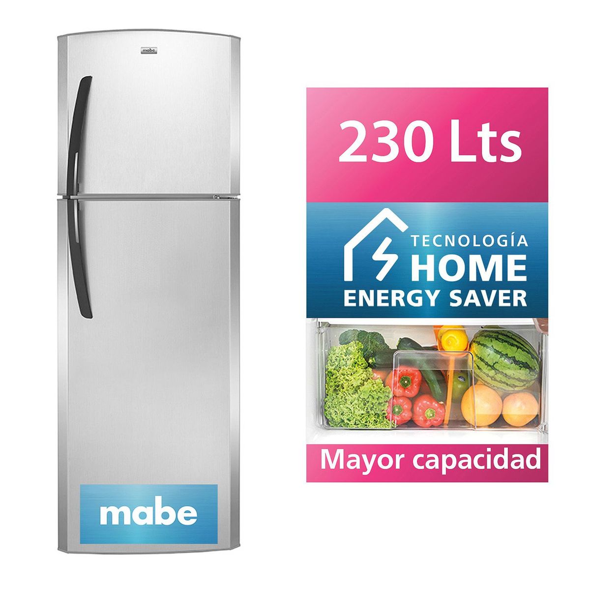 MABE - Refrigeradora No Frost 230 Litros RMA230FXPE