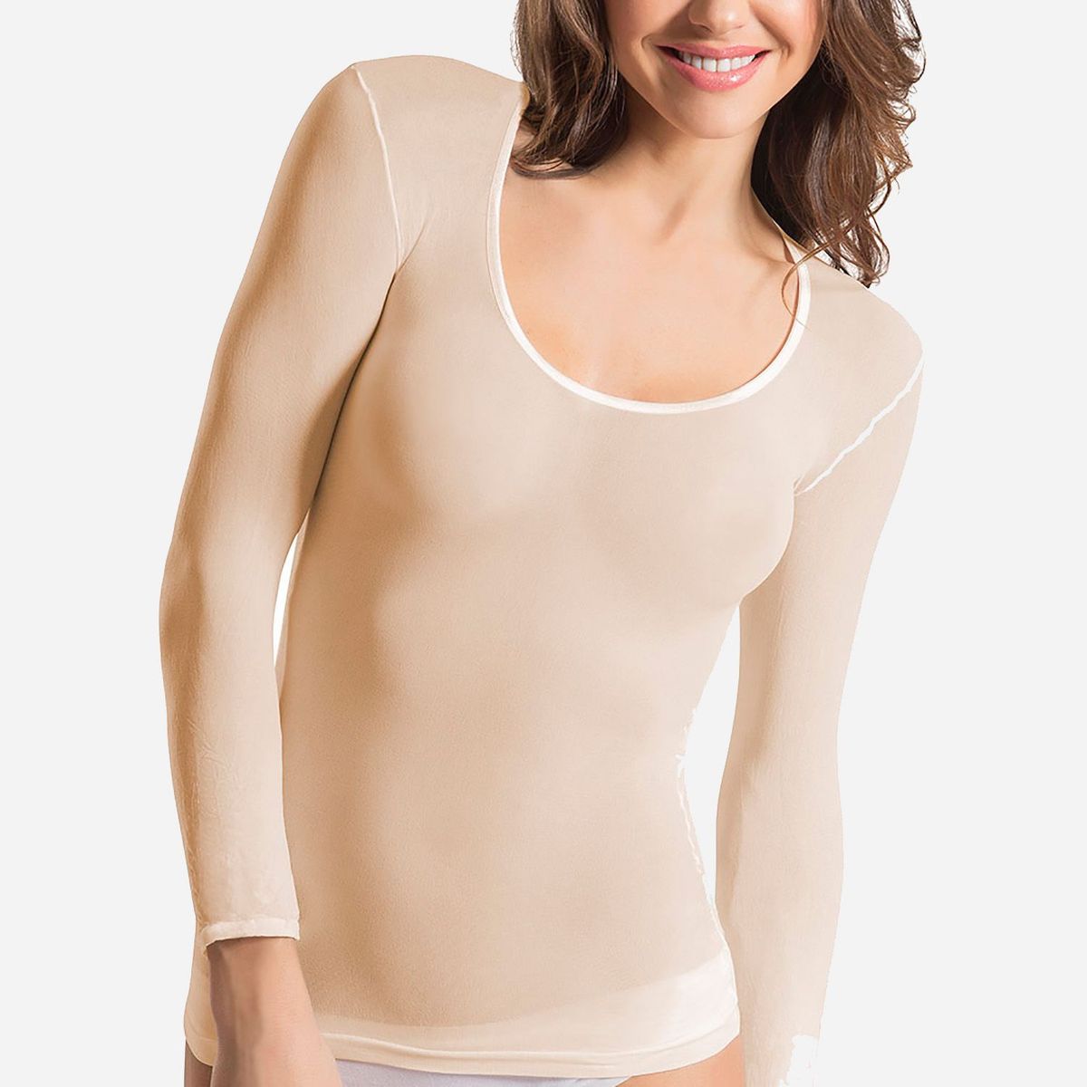 CAFFARENA - CAFFARENA Camiseta Mujer Manga Larga