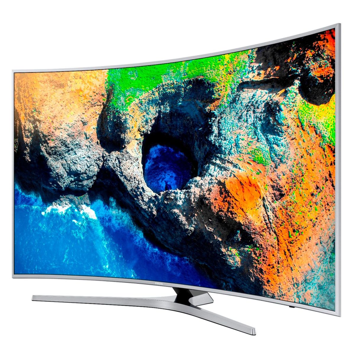 SAMSUNG - LED 65" Ultra HD Smart TV Curvo
