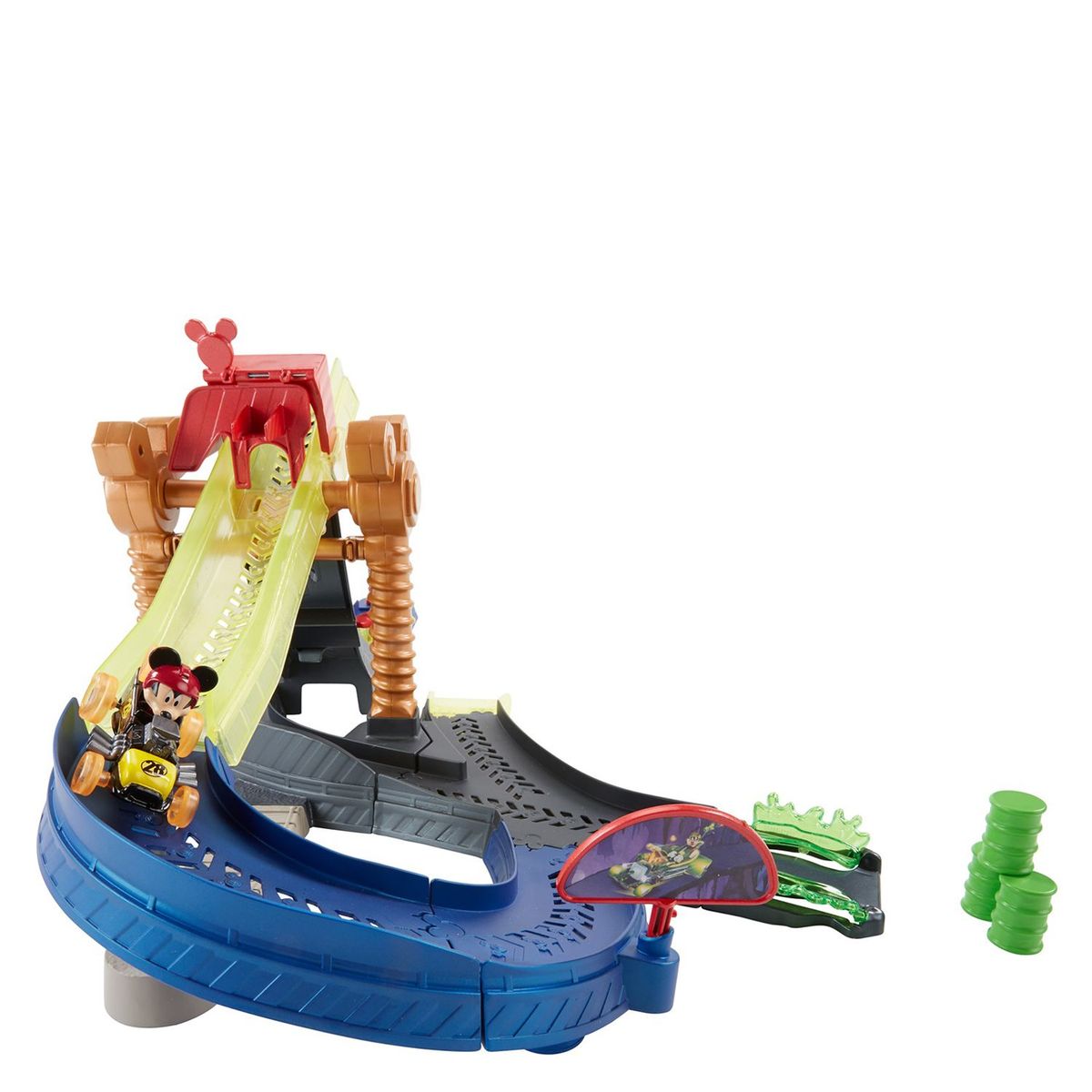 MALCREADO16002 - Set Mickey Pista Aventura Sobre Ruedas