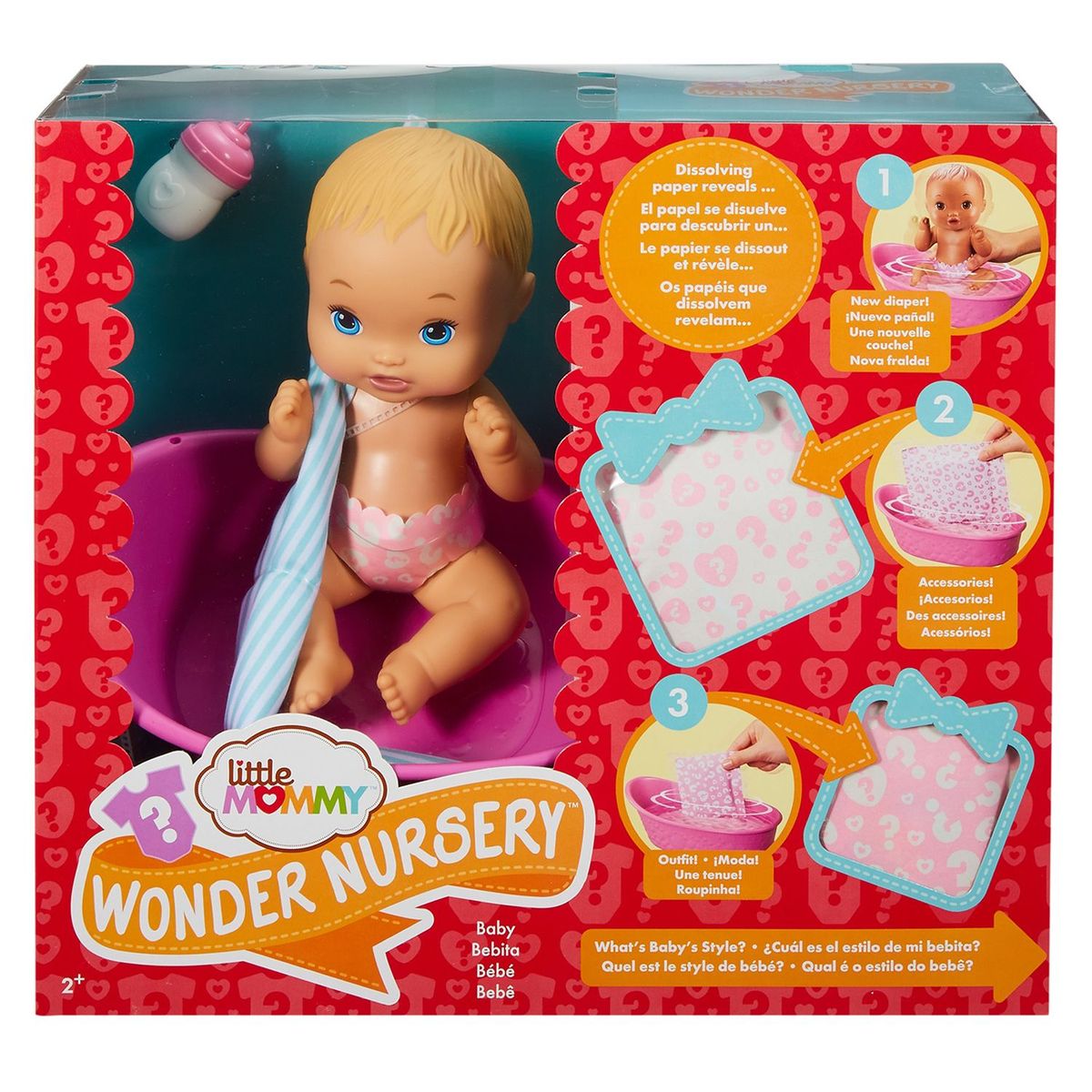 LITTLE MOMMY - Muñeca Little Mommy Wonder Nursery Bebita Sorpresas Mágicas Surtido