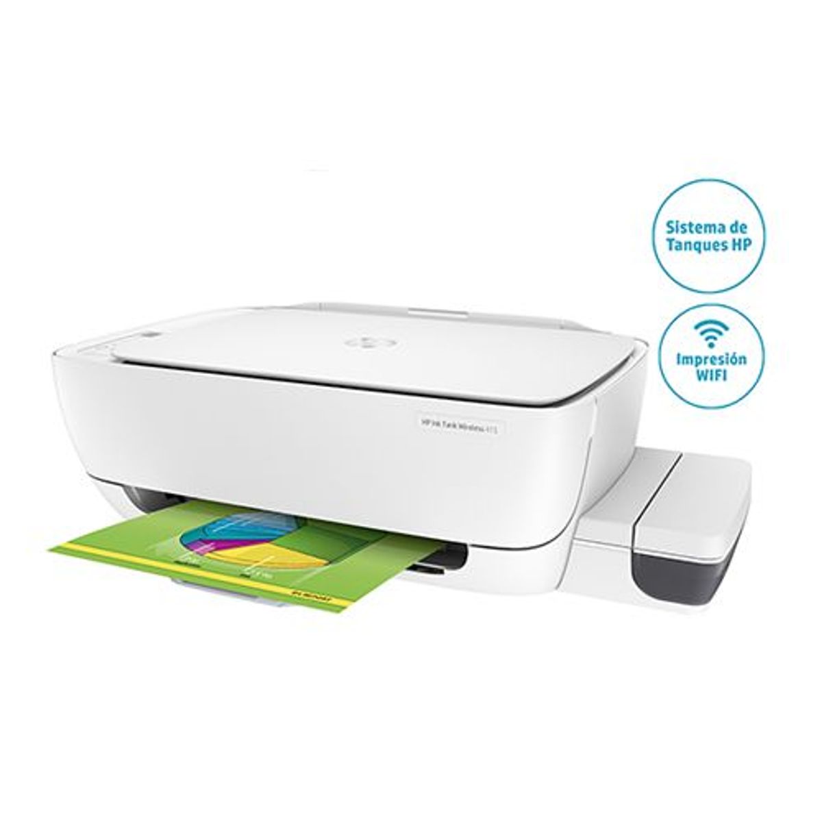 HP - Impresora HP Ink Tank 415 blanca wireless