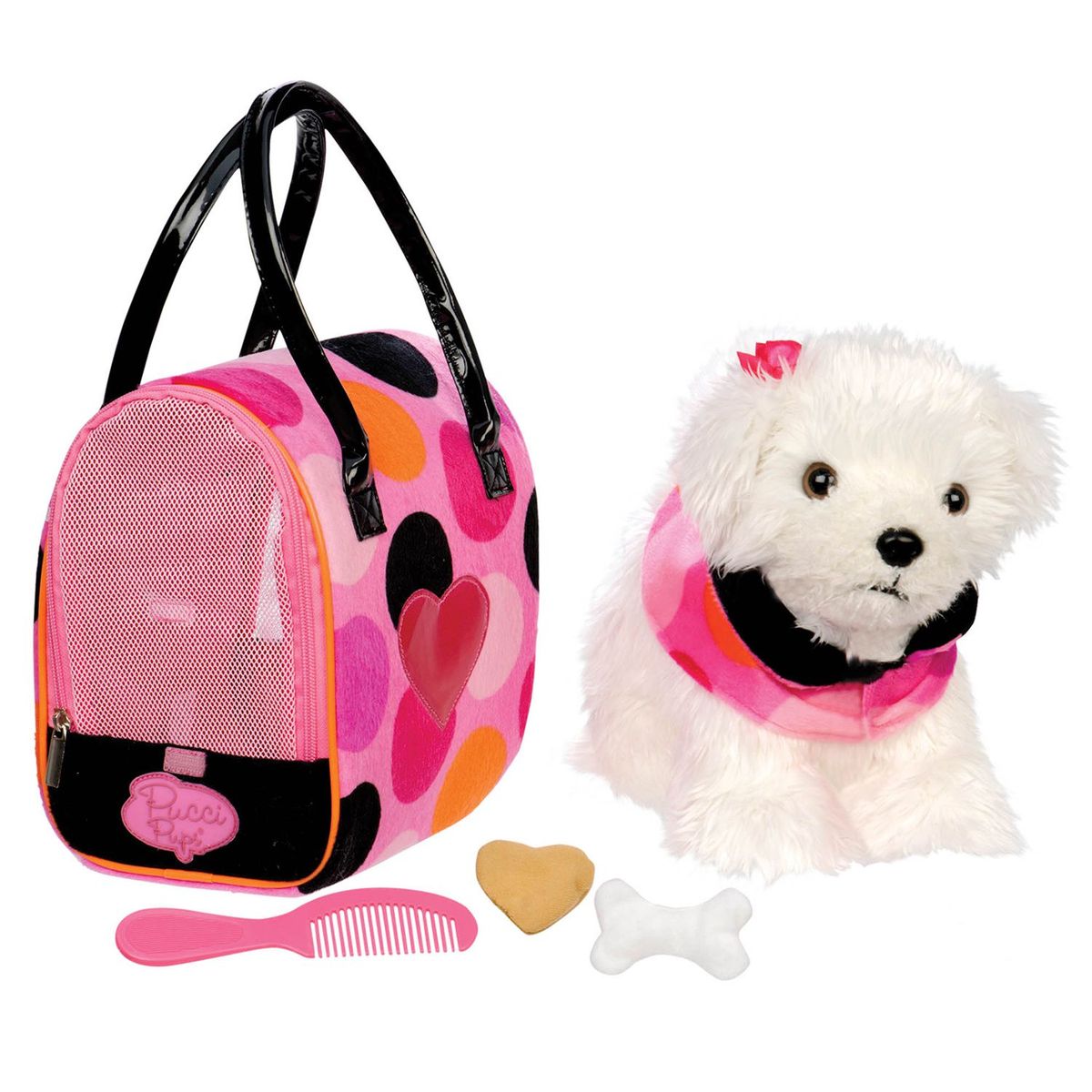 PUCCI PUPS - Perrito Bichon Bolso Polka Dots