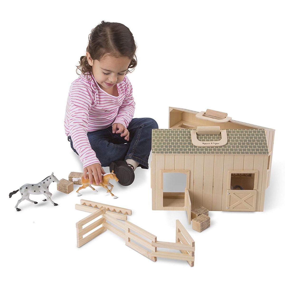 MELISSA & DOUG - Establo De Madera Melissa & Doug