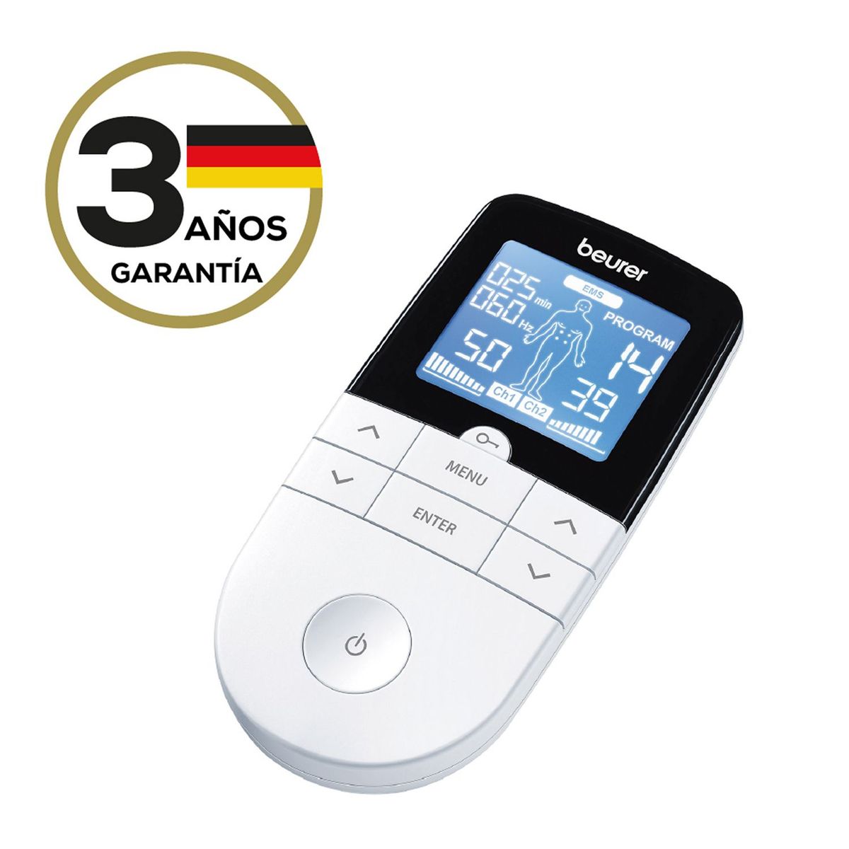 BEURER - Electroestimulador 4 electrodos Tens/Ems Beurer