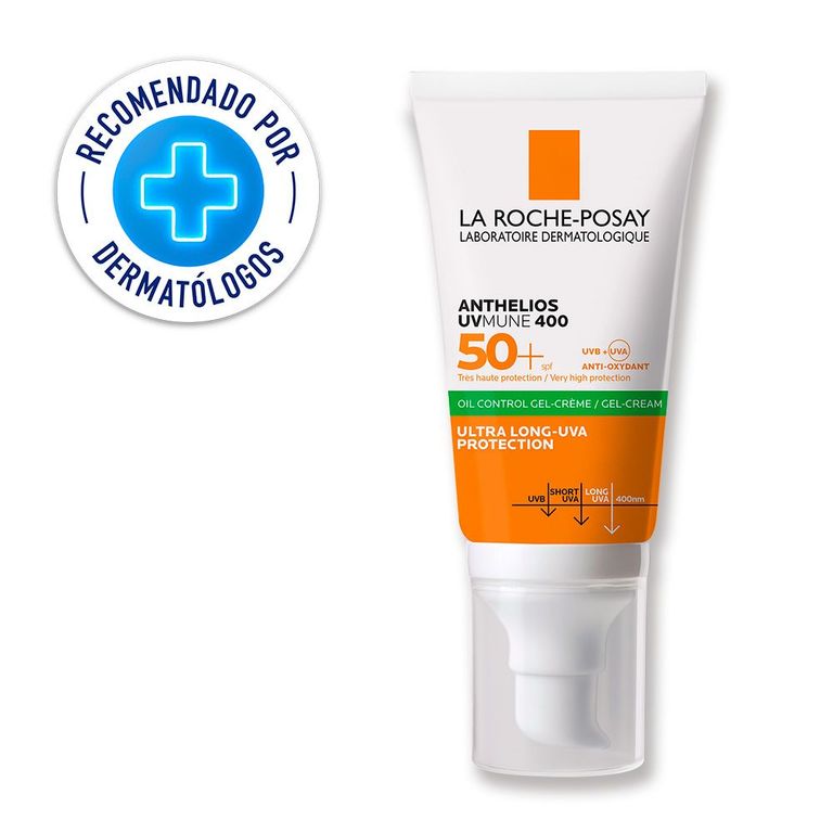 Protector Solar Anthelios UVMune 400 Oil Control Toque Seco FPS 50+ 50ml