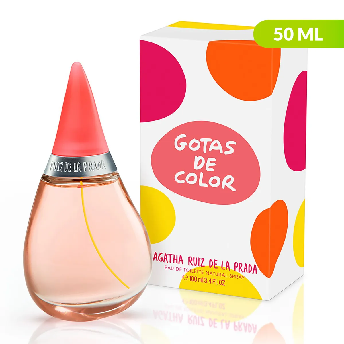 AGATHA RUIZ DE LA PRADA - Perfume Agatha Ruiz De La Prada Gotas De Color Floral-Frutal 50 Ml Mujer