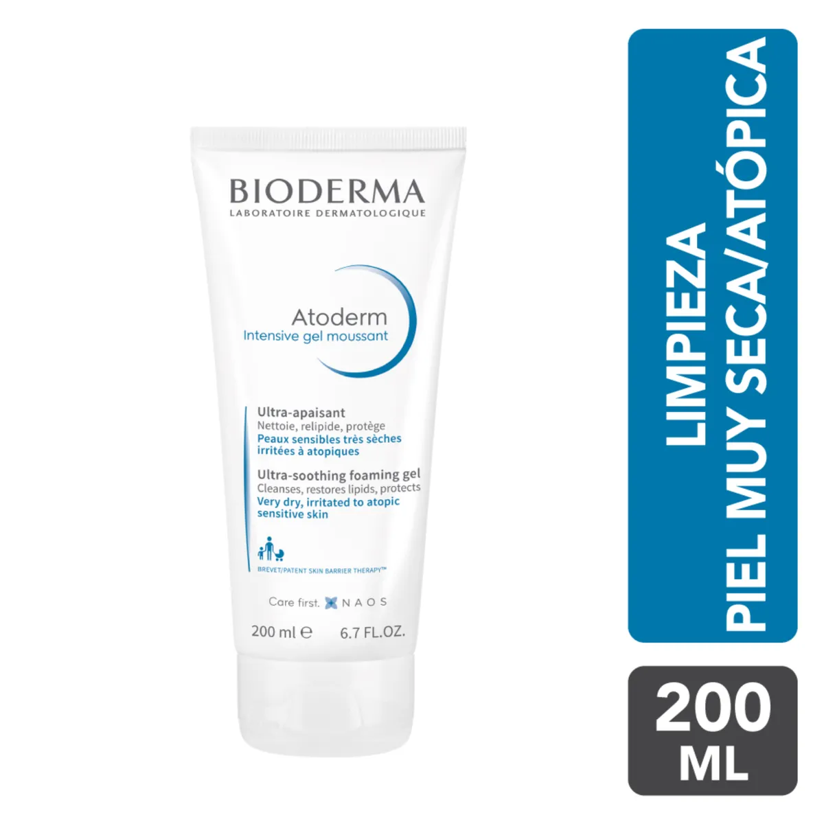 BIODERMA - Atoderm Intensive Gel Moussant 200ml. Bioderma