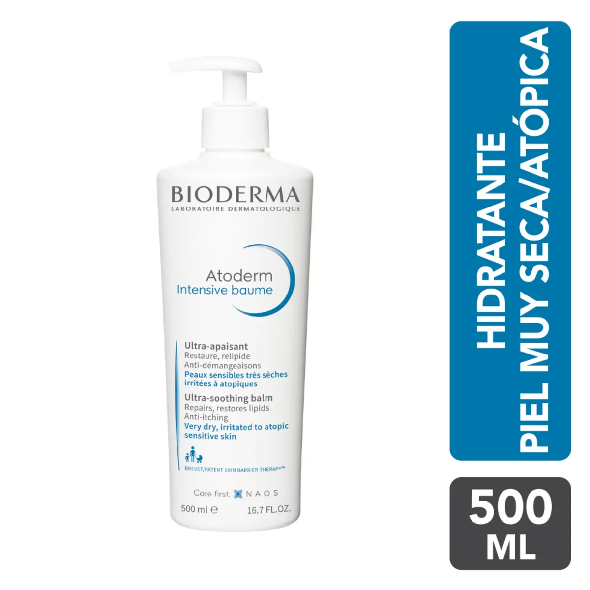 BIODERMA - Atoderm Intensive Baume 500ml. Bioderma