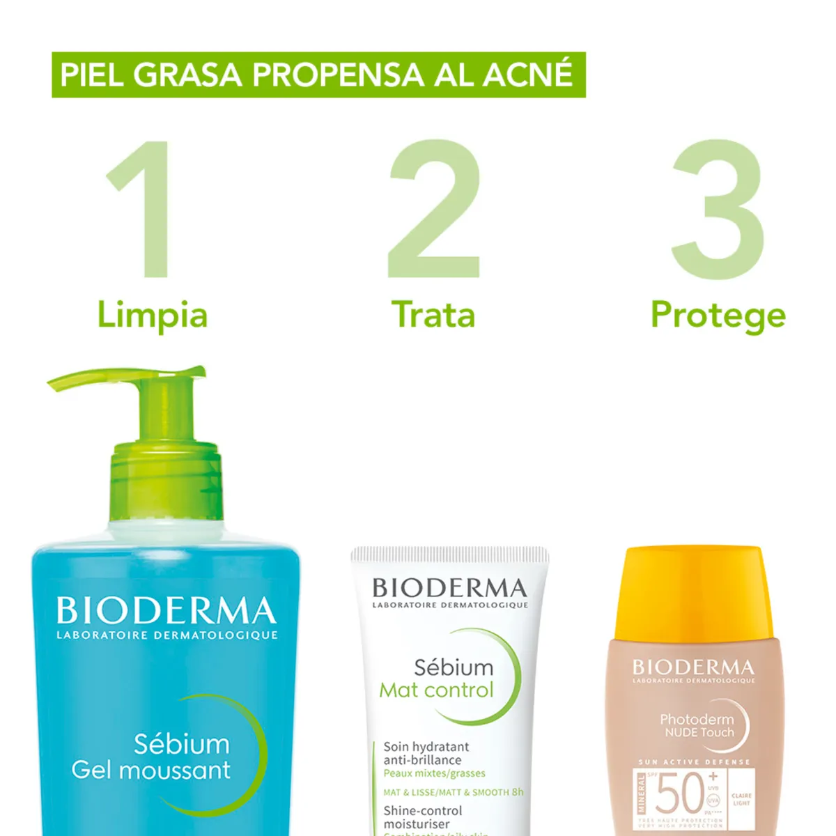 BIODERMA - Sebium Gel Moussant 200ml. Bioderma