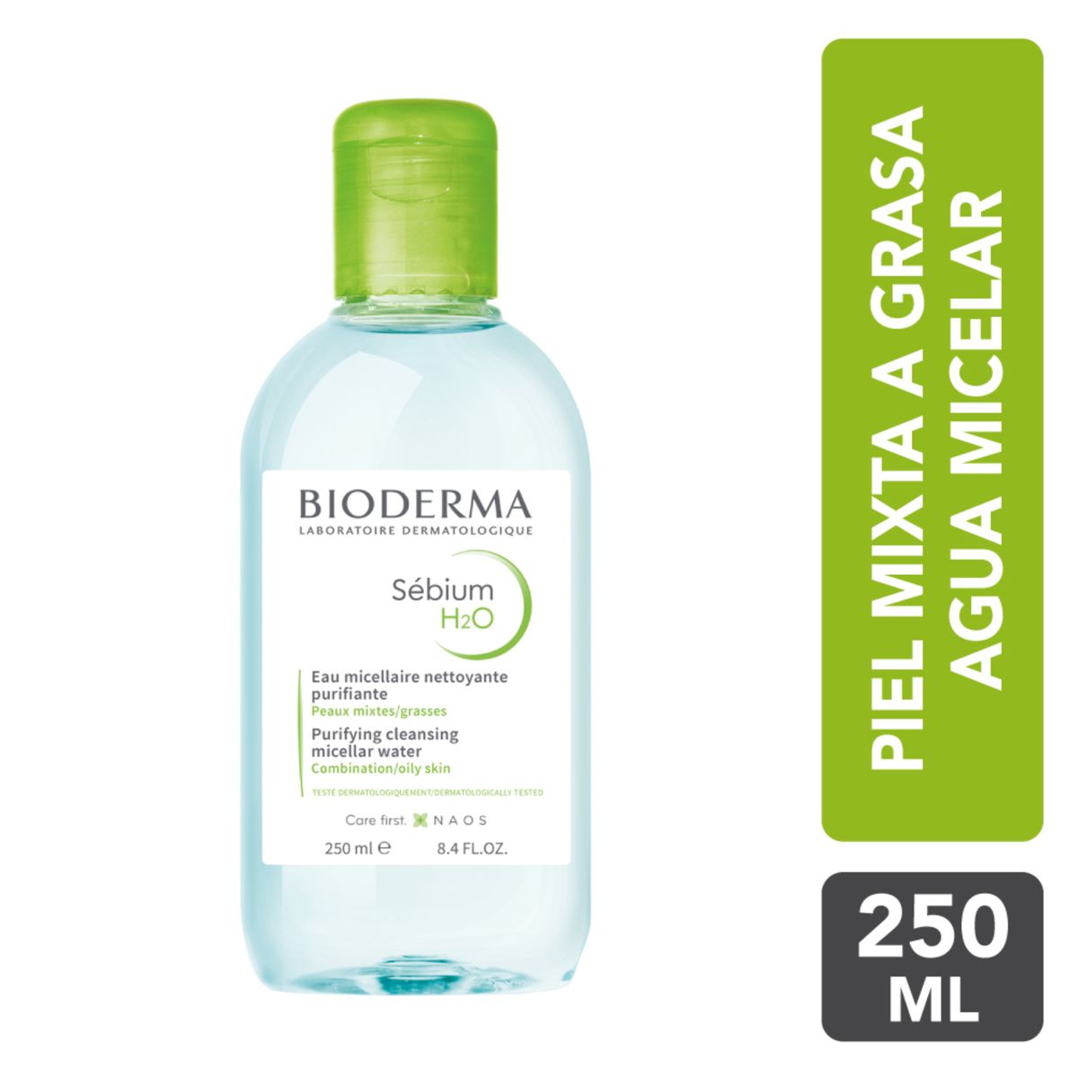 BIODERMA - Agua micelar Sebium H2o 250ml