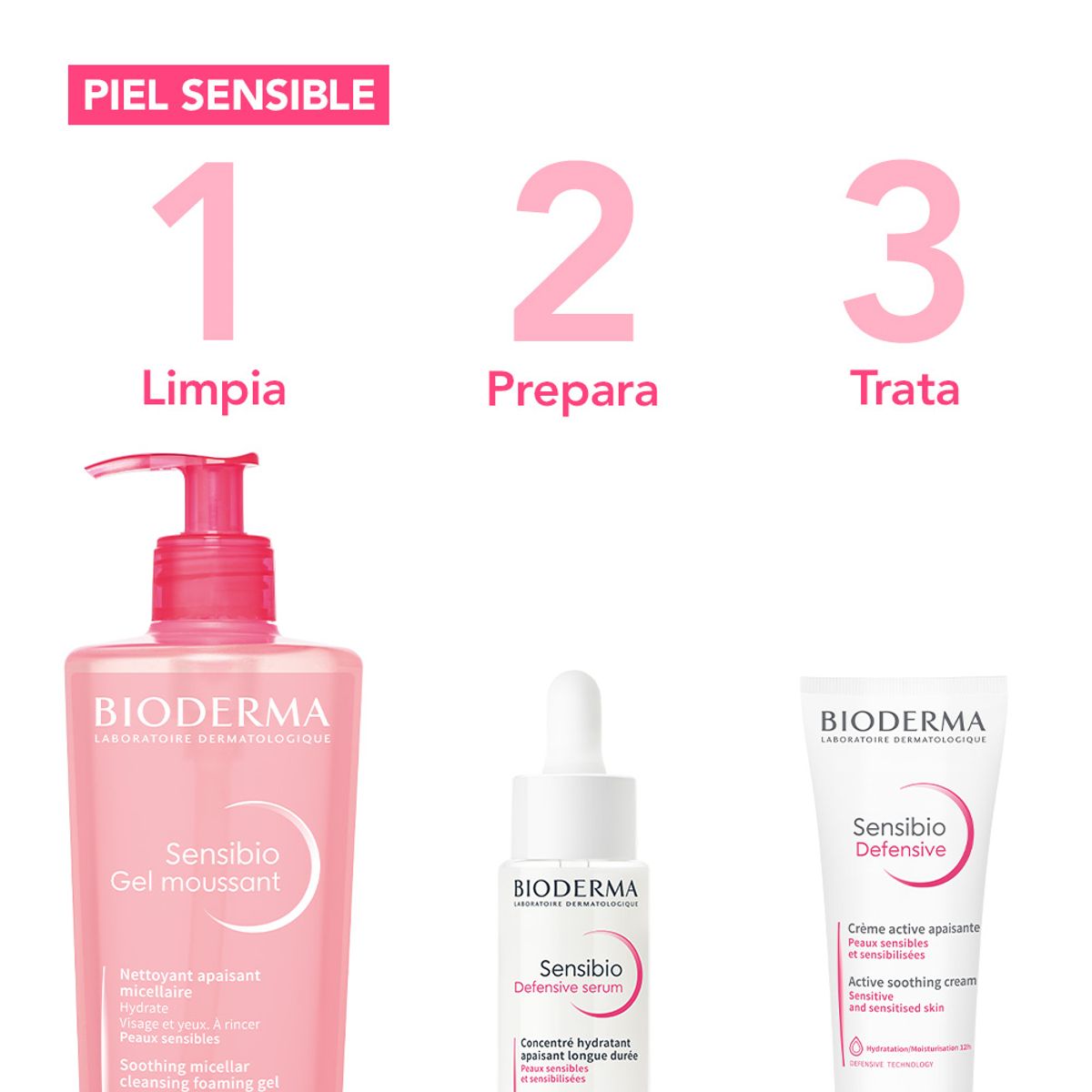 BIODERMA - Sensibio Gel Moussant 200ml Bioderma