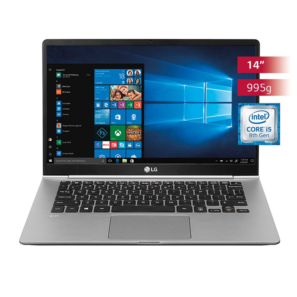 LG - Notebook 14" Full HD Core i5 8va Gen 8GB 256GB