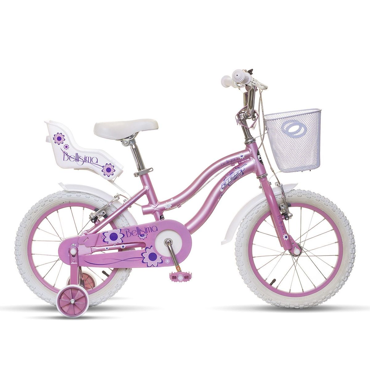 BEST - Bicicleta  de Niña Bellisima Alloy Aro 16" Rosado