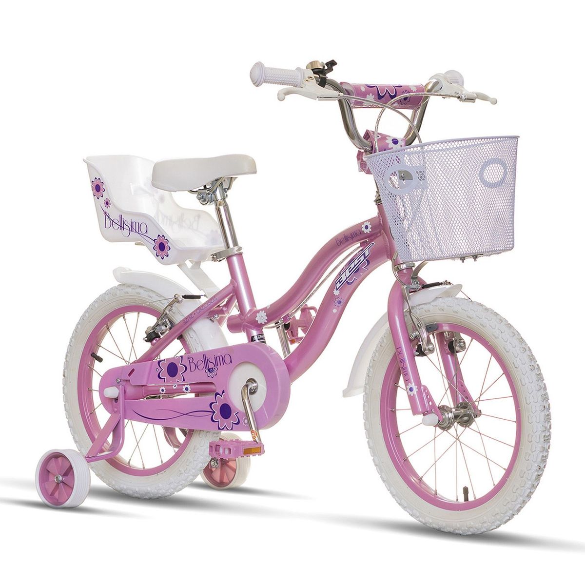 BEST - Bicicleta  de Niña Bellisima Alloy Aro 16" Rosado