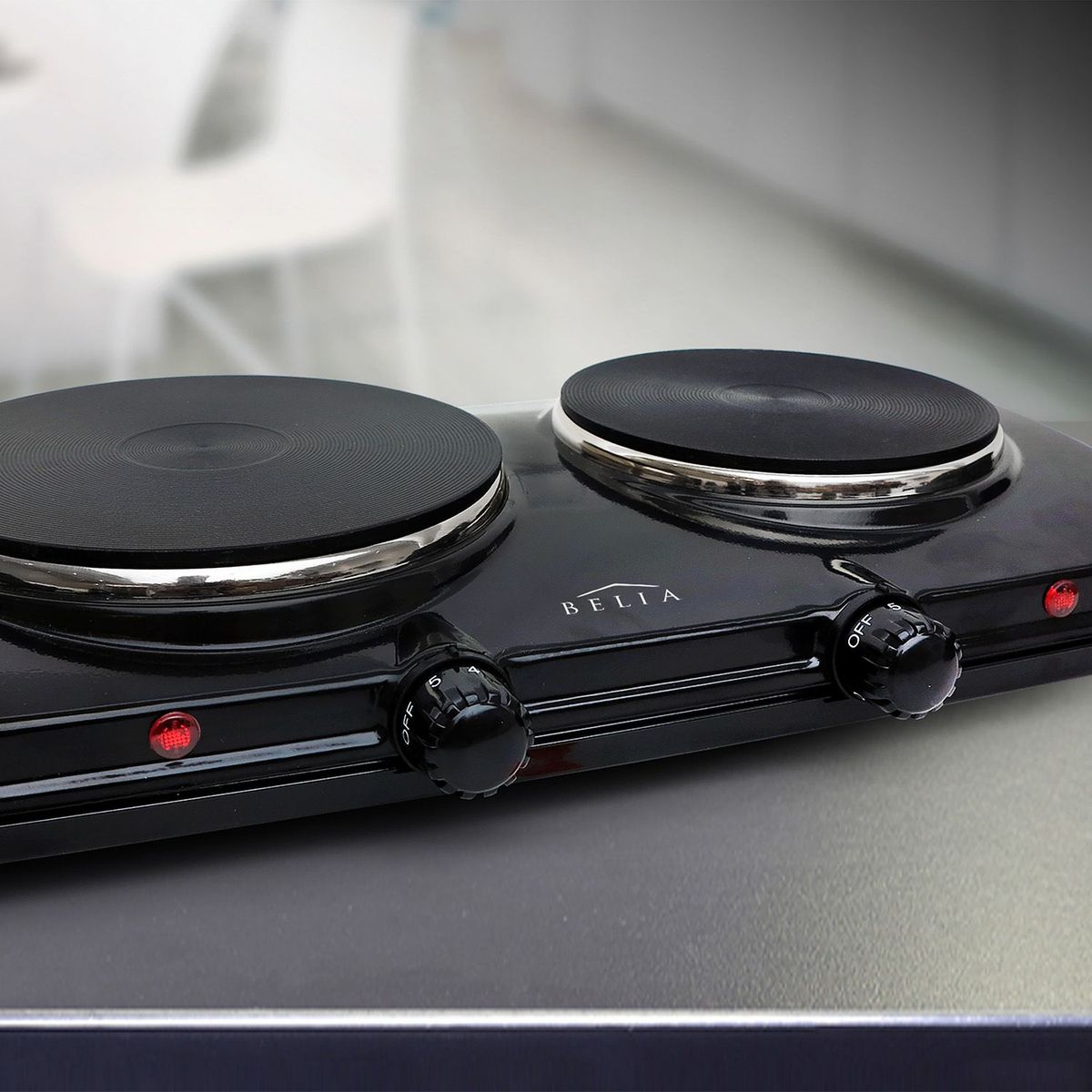 BELIA - Cocina Eléctrica 2 Hornillas 5854