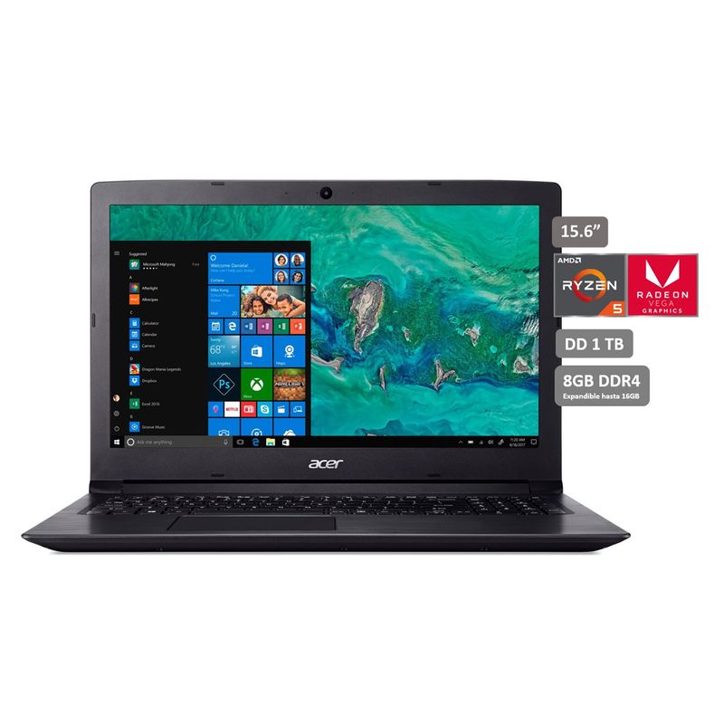 ACER - Laptop Aspire3 15.6" AMD Ryzen5 2200U 1TB 8GB
