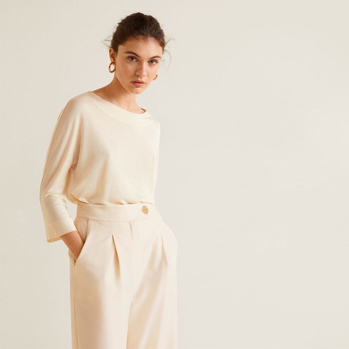 MANGO - Camiseta Mujer