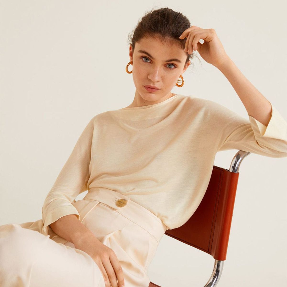 MANGO - Camiseta Mujer