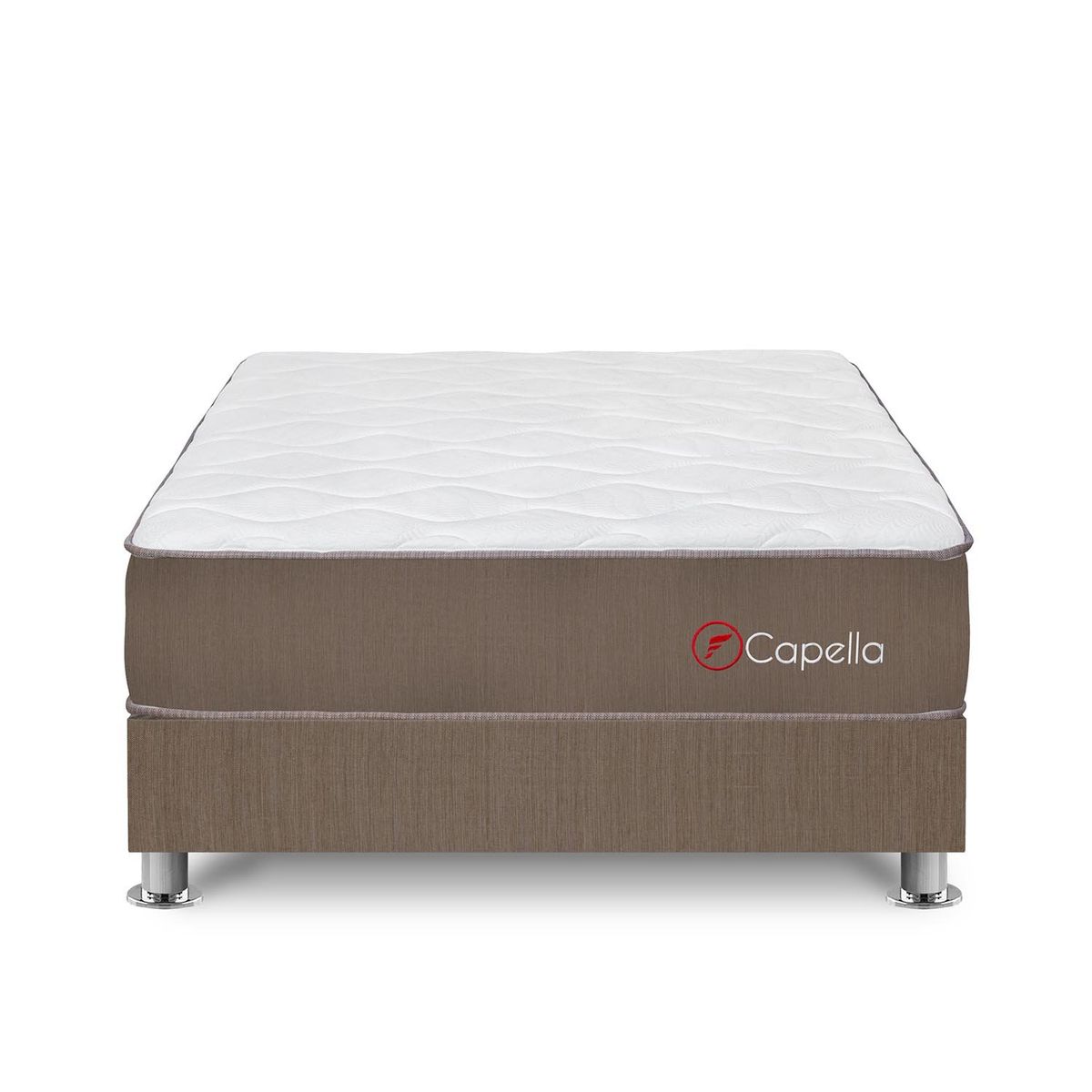 FORLI - Cama Box Tarima Capella Super Side 2 Plz + 2 Almohadas + Protector