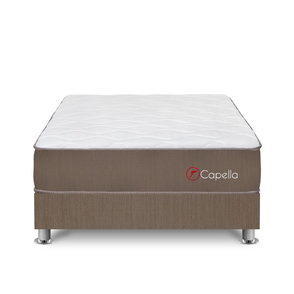 FORLI - Cama Box Tarima Capella Super Side 2 Plz + 2 Almohadas + Protector