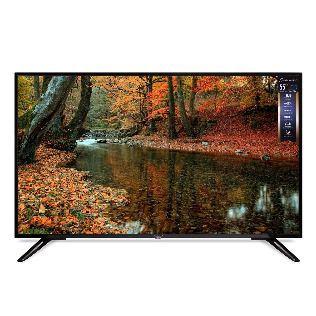 CONTINENTAL - Televisor 55" 4K UHD SMART TV CELED95965