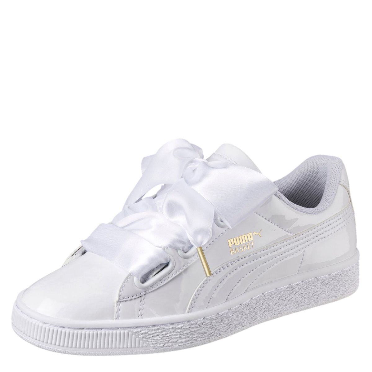 PUMA - Zapatillas urbanas Basket Heart Patent