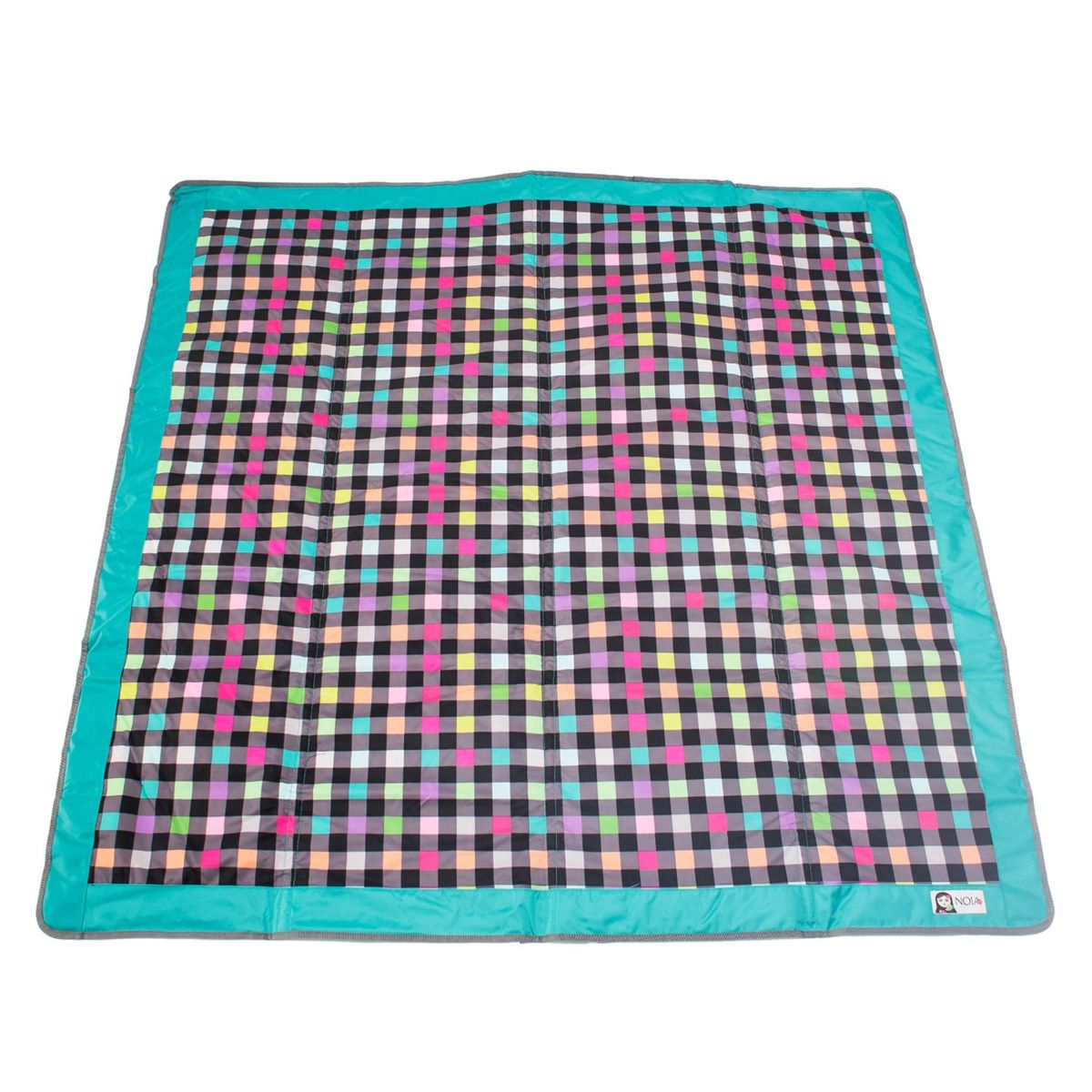 GENERICO - Manta Impermeable Noia Mat Cuadrados Con Porta Chupón