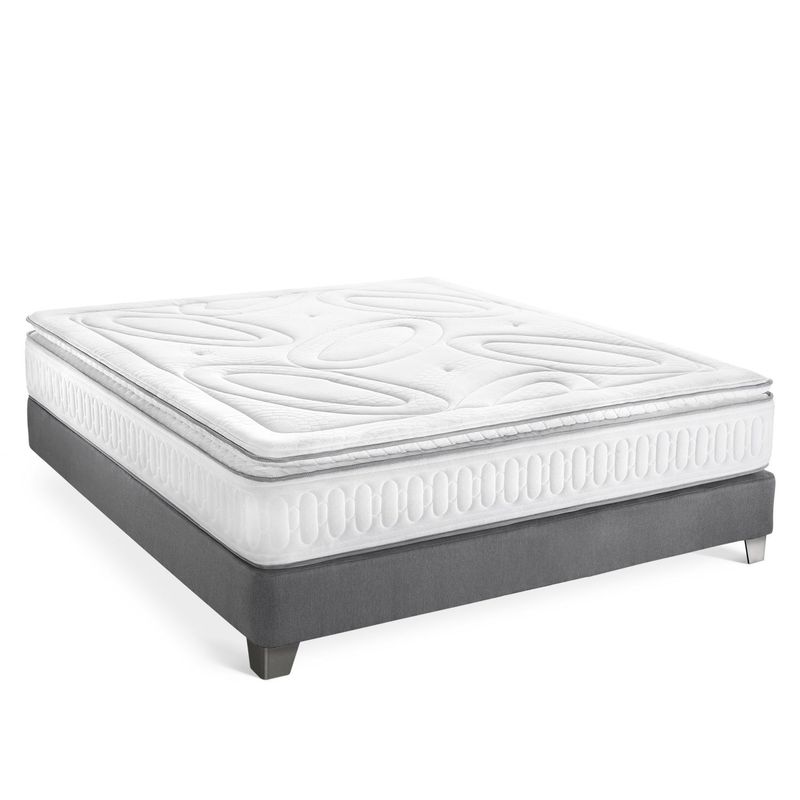 ROSEN - Colchón Art 2 Queen + Box Tarima