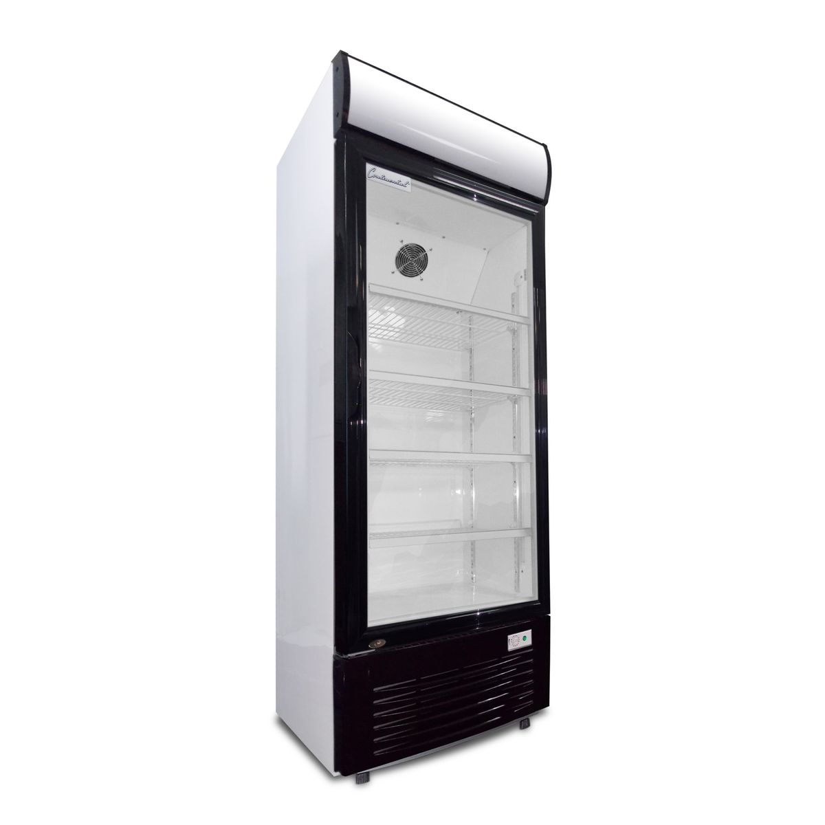 CONTINENTAL - Conservador Exhibidora Vertical 320 Lts  Negro